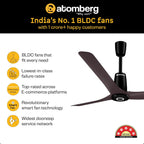 Atomberg Aris Contour Smart 48" BLDC Ceiling Fan (Umber Brown) | AT-145