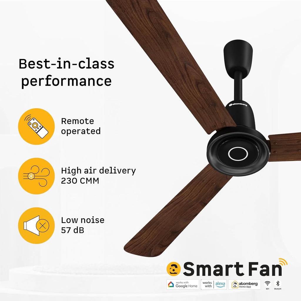 Atomberg Studio Nexus Smart 1400mm BLDC Ceiling Fan with IoT & Remote Control  | AT-147