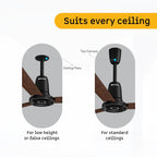 Atomberg Studio Nexus Smart 1400mm BLDC Ceiling Fan with IoT & Remote Control  | AT-147