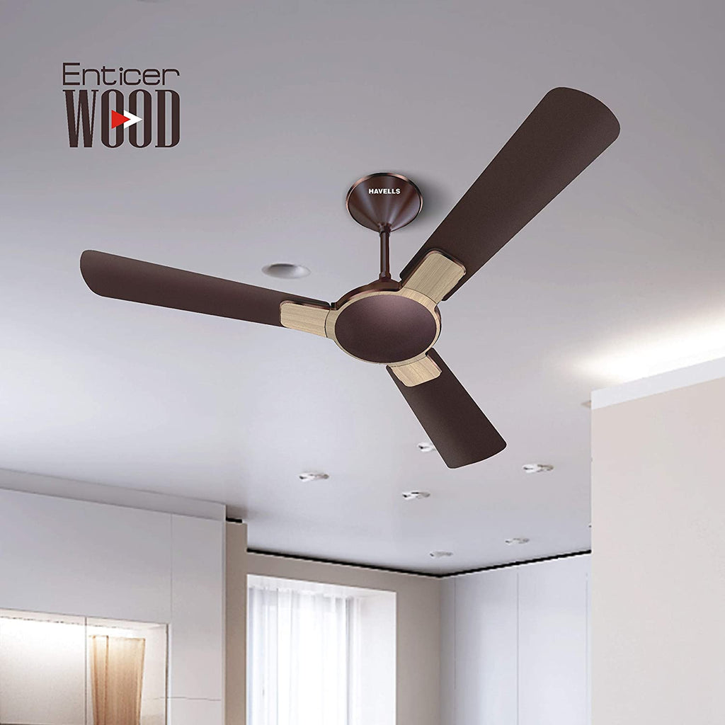 Havells ENTICER WOOD 56" Ceiling Fan ( Oakwood ) H-286