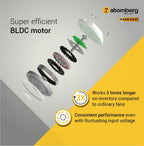 Atomberg Renesa+ 56" 35 Watt BLDC motor Energy Saving Anti-Dust Speed Indicator Light  Ceiling Fan with Remote Control (Golden OakWood) Pack  AT-102