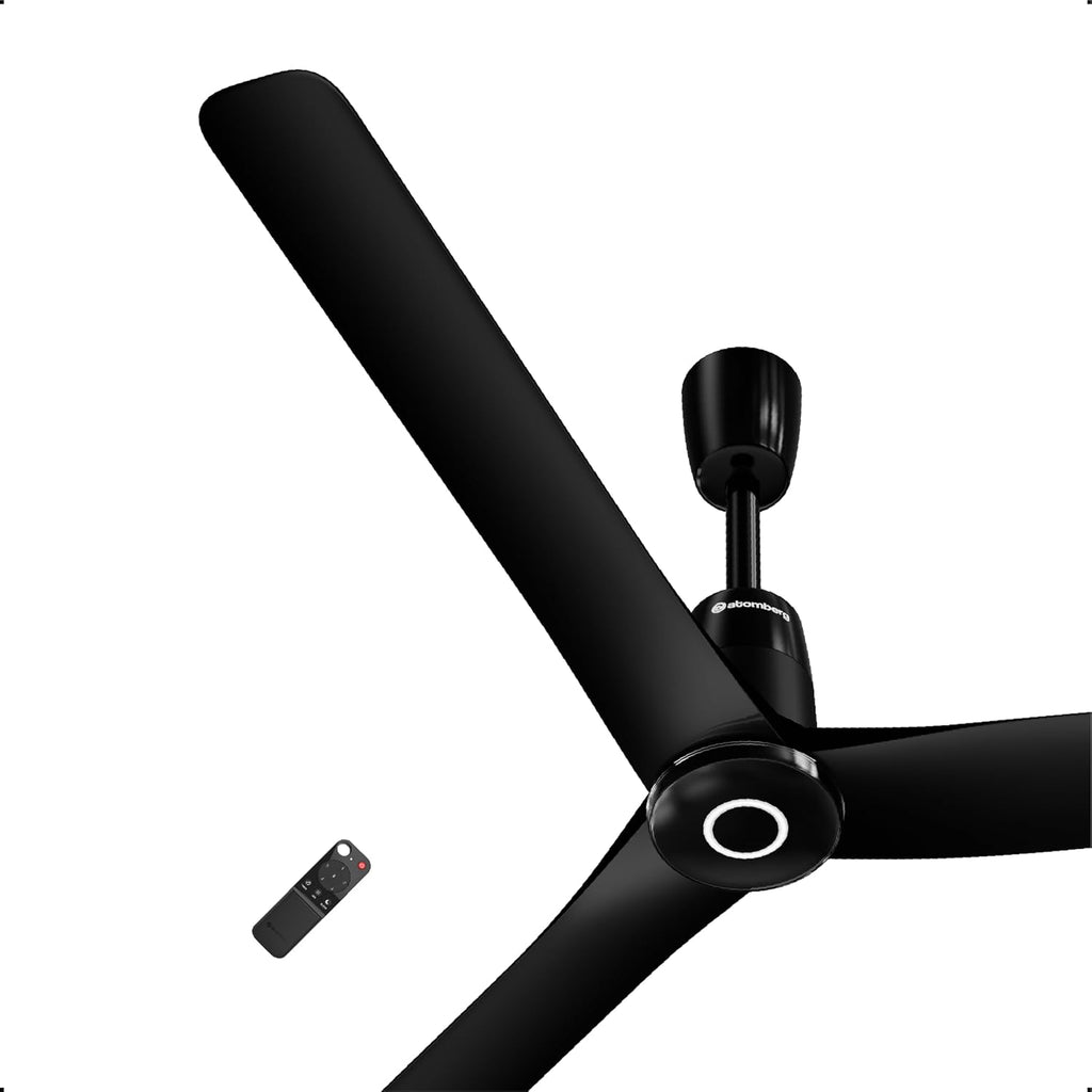 Atomberg Aris Contour Smart 48" BLDC Ceiling Fan (Midnight Black) | AT-144