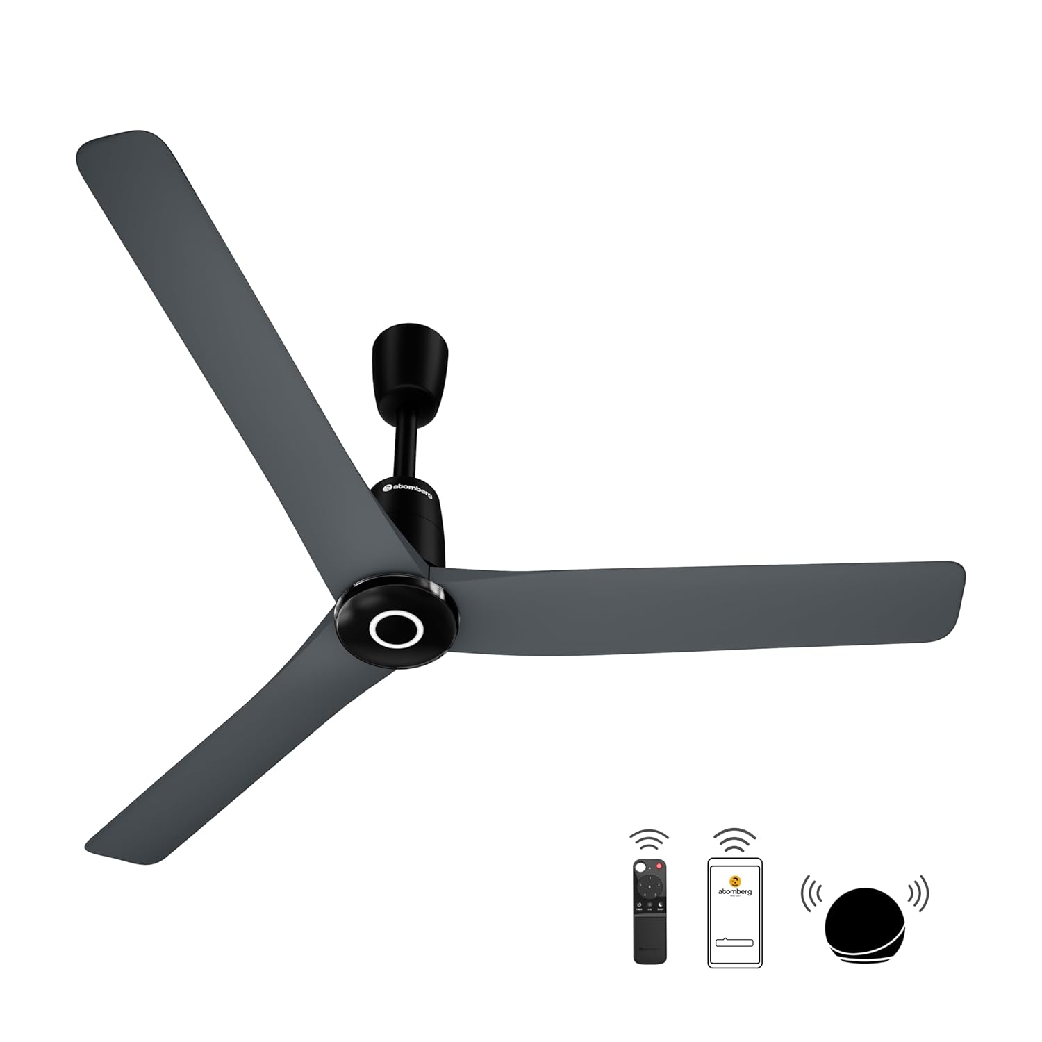 Atomberg Aris Contour Smart 48" BLDC Ceiling Fan (Regent Grey) | AT-142