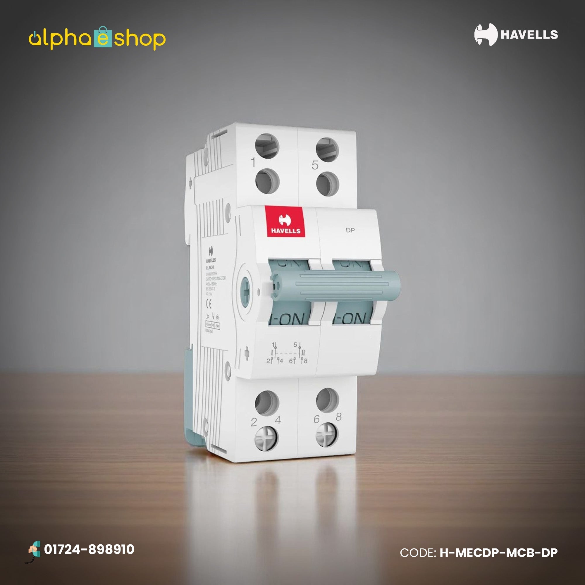 Miniature Circuit Breaker(MCB) 10KA | H-MECDP-MCB-DP