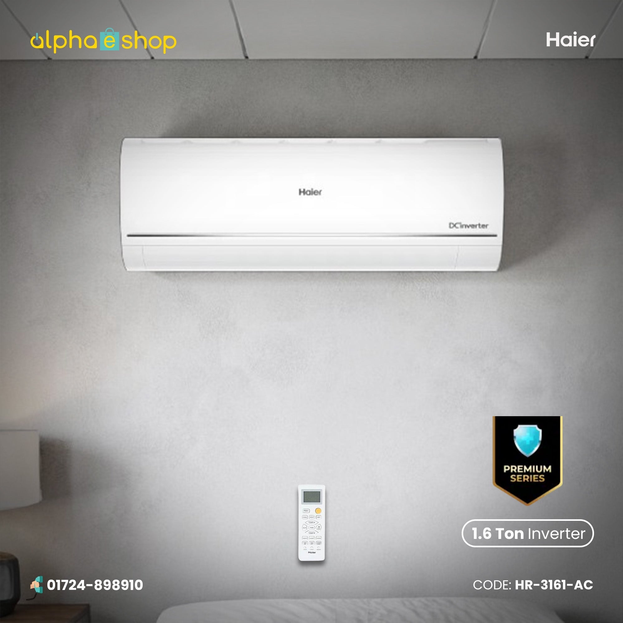 Haier HSU-19 UV Cool Pro 1.6 Ton Inverter AC