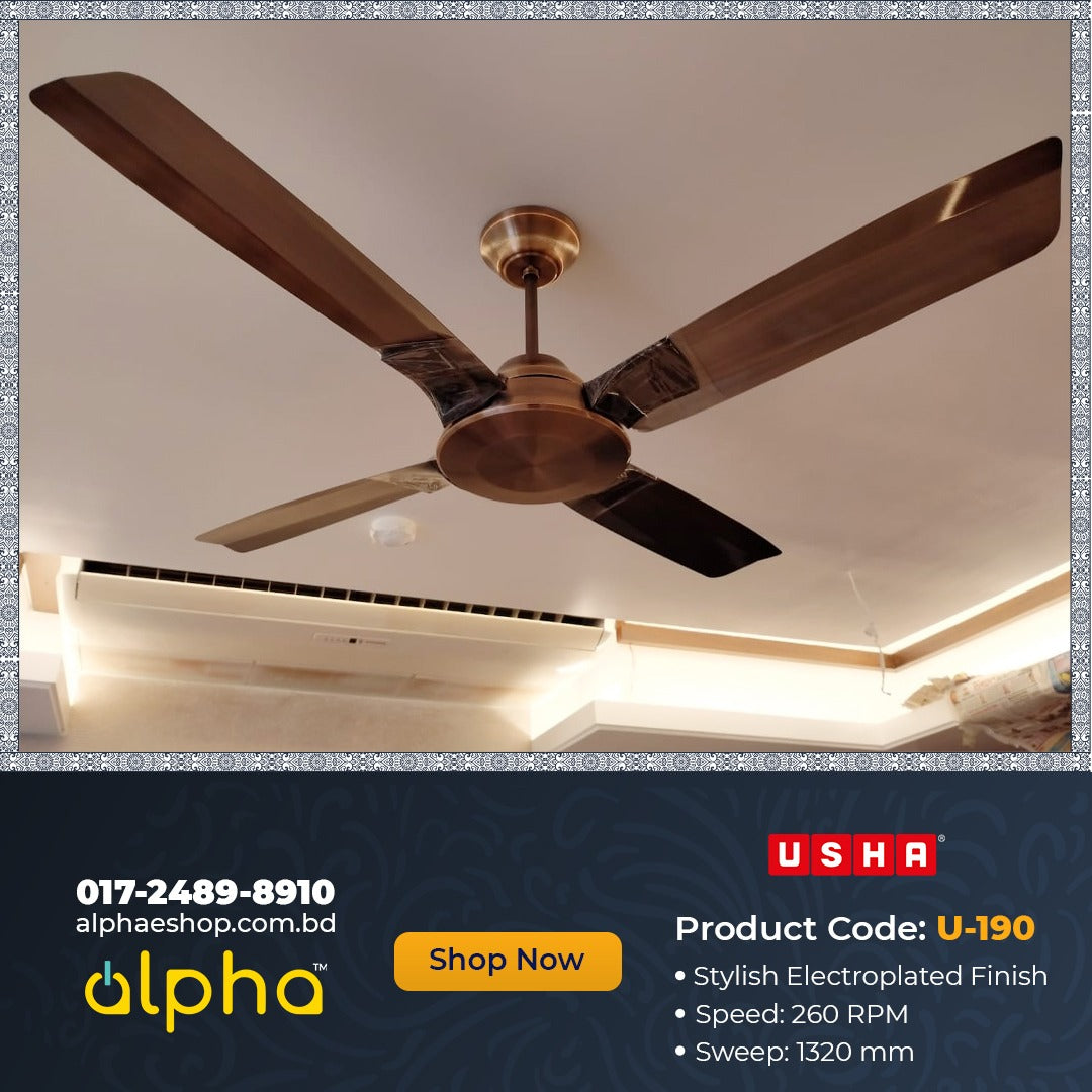 Usha Aldora 53'' (Antique Copper) U-190
