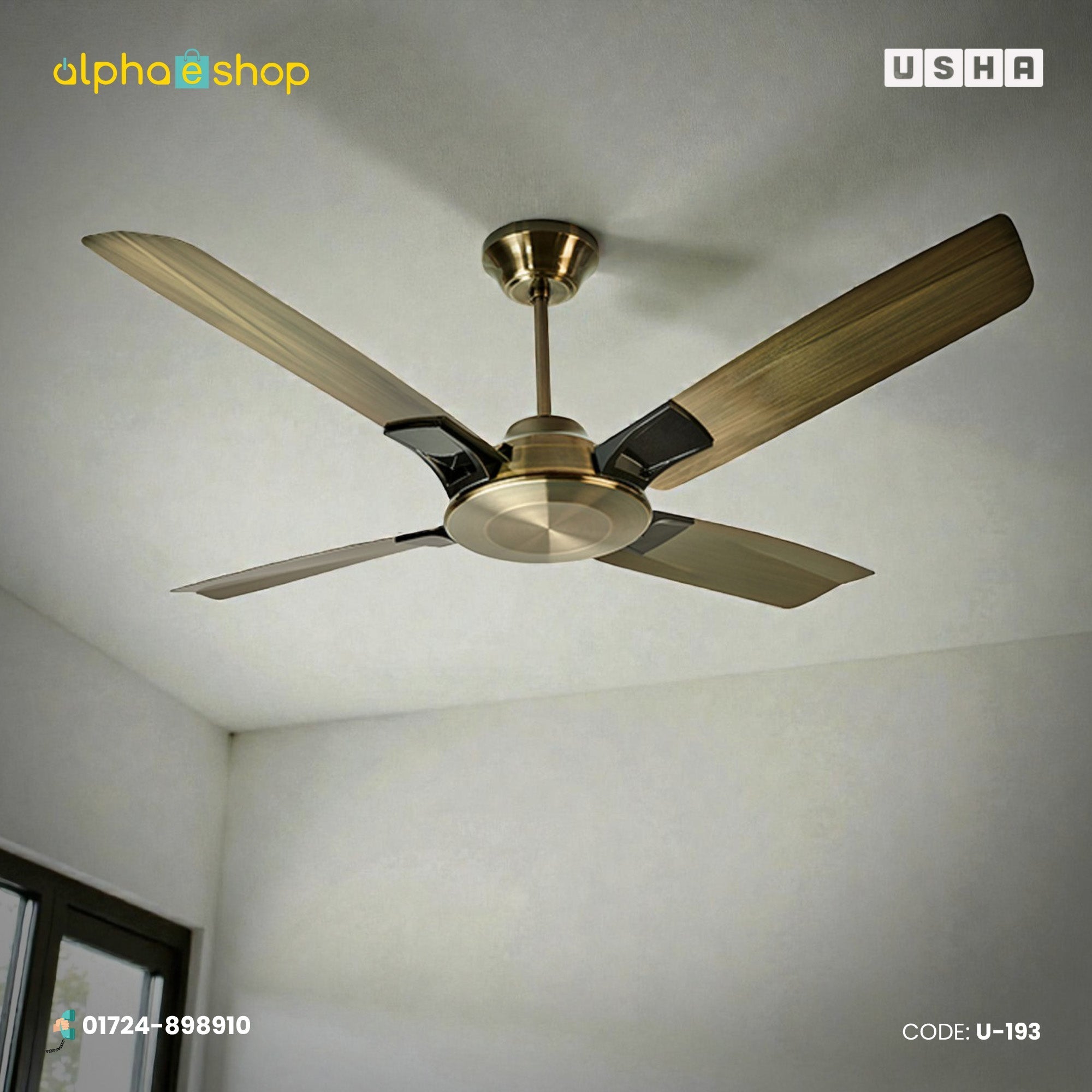 Usha Aldora 53'' (Antique Brass) U-193