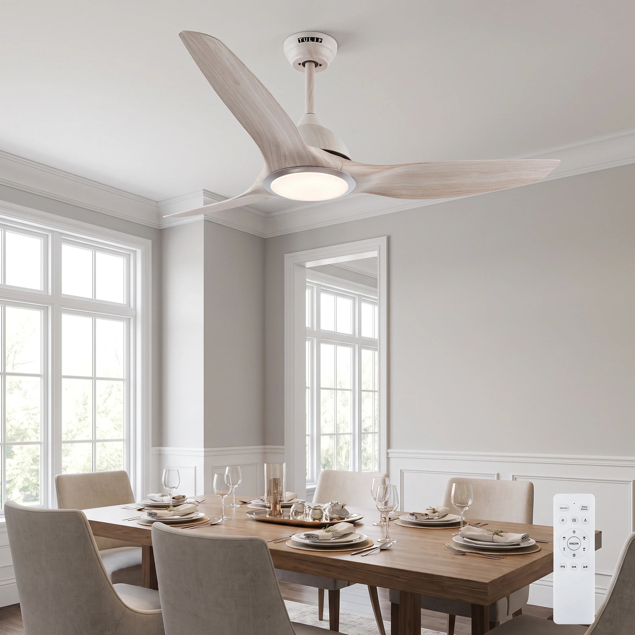 Aero Elite UL 52" BLDC Motor 3 Blade WiFi Remote Control LED Ceiling Fan
