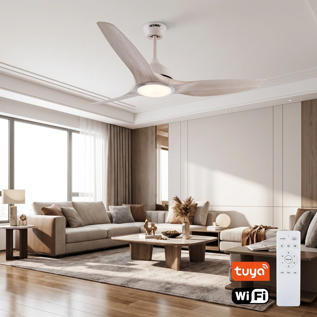 Aero Elite UL 52" BLDC Motor 3 Blade WiFi Remote Control LED Ceiling Fan