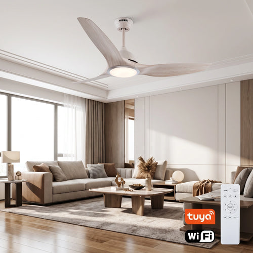 Aero Elite UL 52" BLDC Motor 3 Blade WiFi Remote Control LED Ceiling Fan