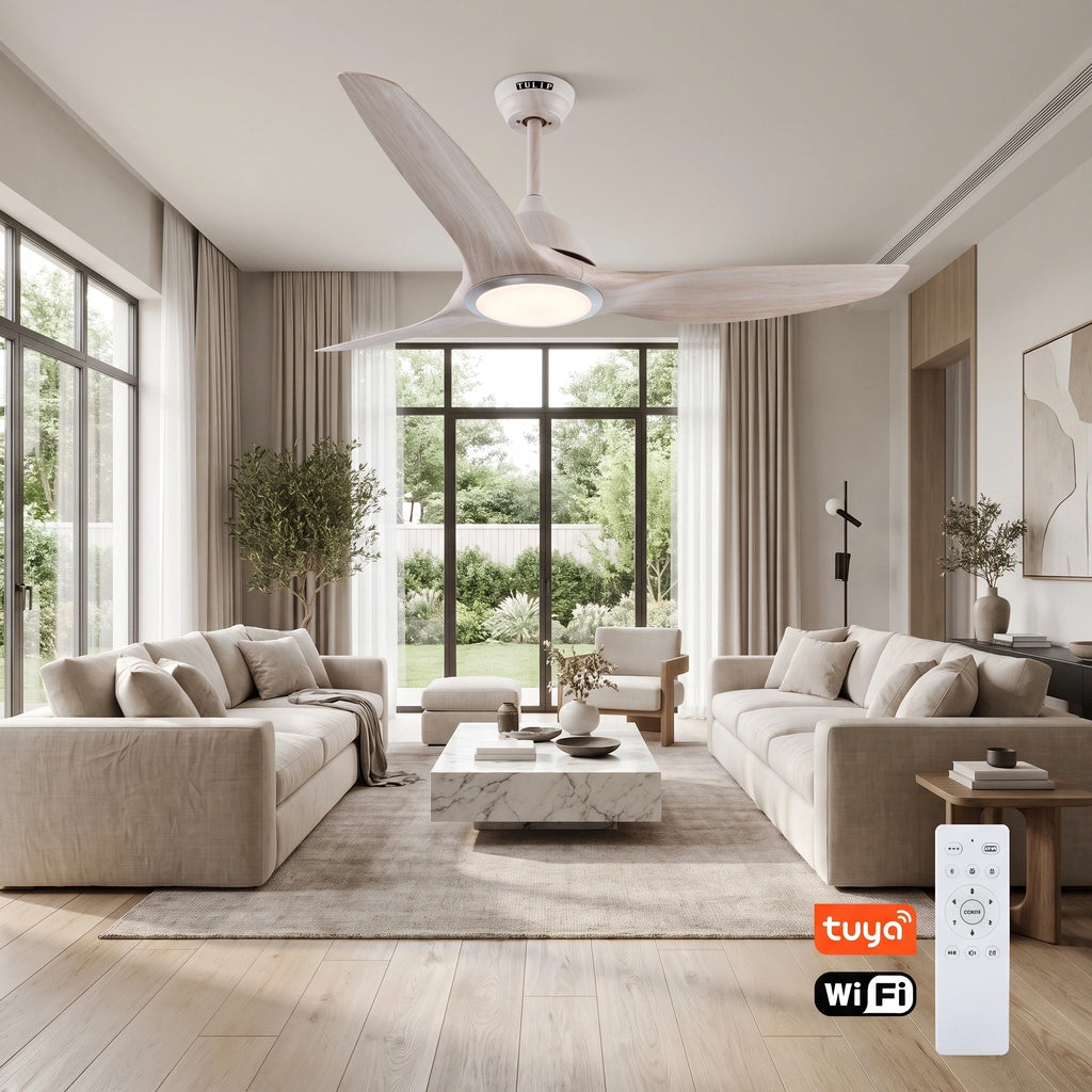 Aero Elite UL 52" BLDC Motor 3 Blade WiFi Remote Control LED Ceiling Fan