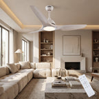 Aero Elite UL 52" BLDC Motor 3 Blade WiFi Remote Control LED Ceiling Fan
