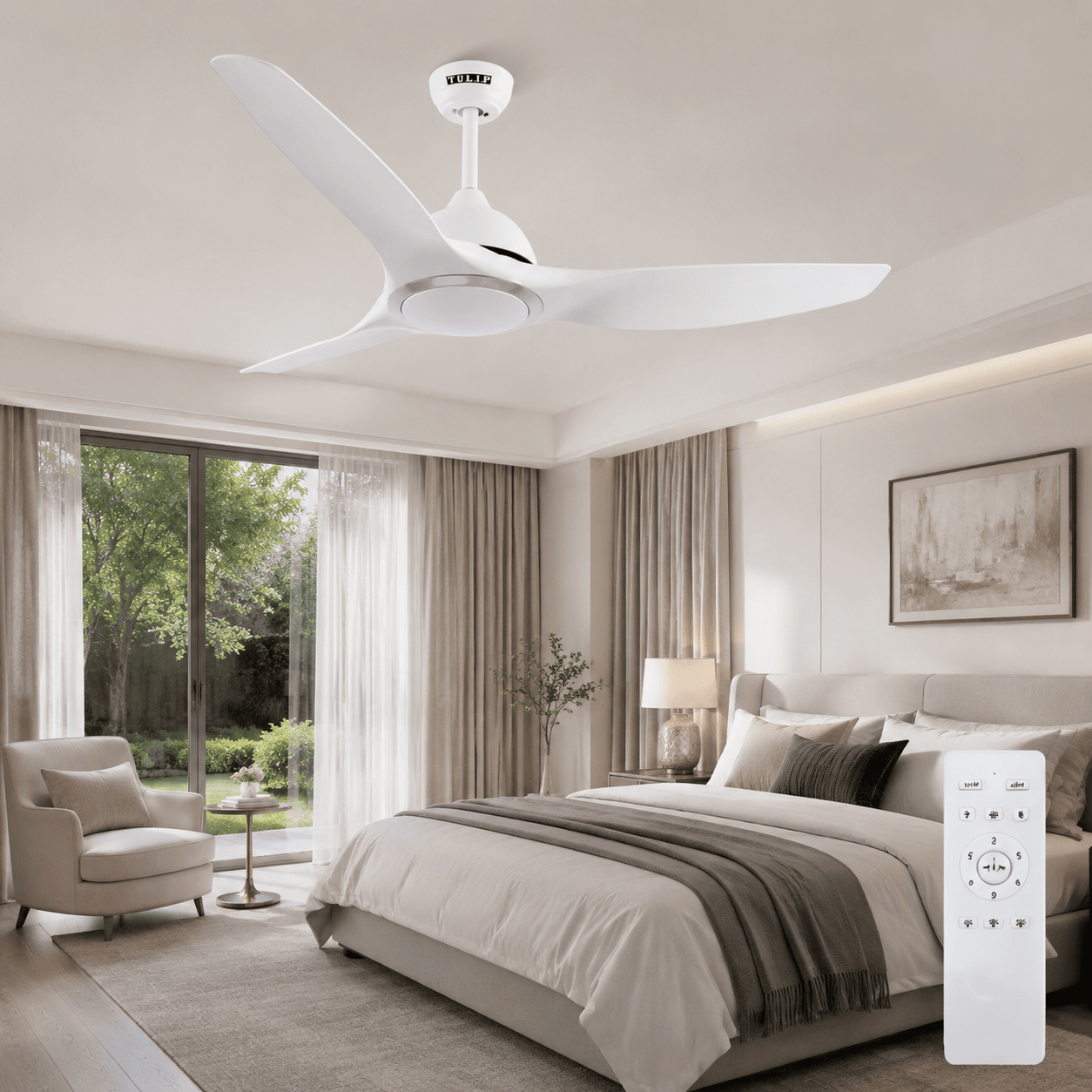 Aero Silk 52" BLDC Motor 3 Blade WiFi Remote Control Ceiling Fan