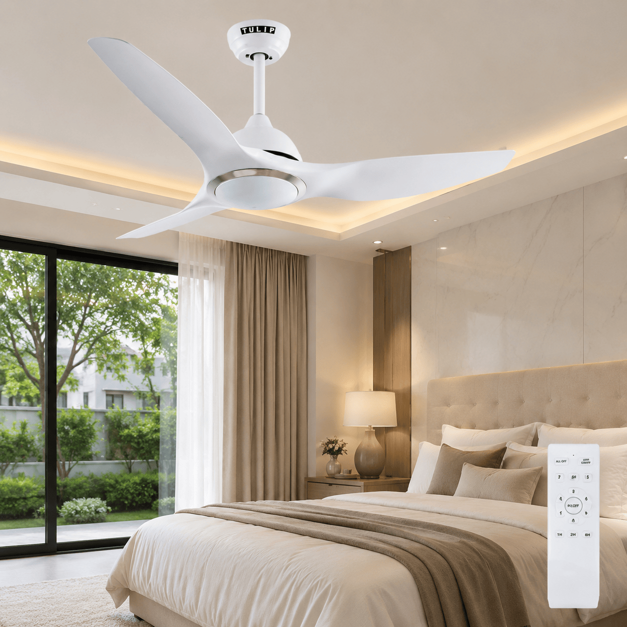 Aero Silk 52" BLDC Motor 3 Blade WiFi Remote Control Ceiling Fan