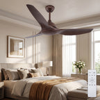 Aero Wood 52" BLDC Motor 3 Blade WiFi Remote Control Ceiling Fan