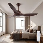 Aero Wood 52" BLDC Motor 3 Blade WiFi Remote Control Ceiling Fan