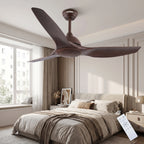 Aero Wood 52" BLDC Motor 3 Blade WiFi Remote Control Ceiling Fan