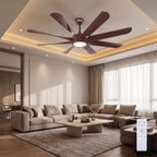 Breeze Air 60" BLDC Motor 8 Blade Remote Control LED Ceiling Fan