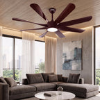 Breeze Air 60" BLDC Motor 8 Blade Remote Control LED Ceiling Fan