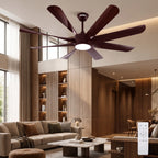 Breeze Air 60" BLDC Motor 8 Blade Remote Control LED Ceiling Fan