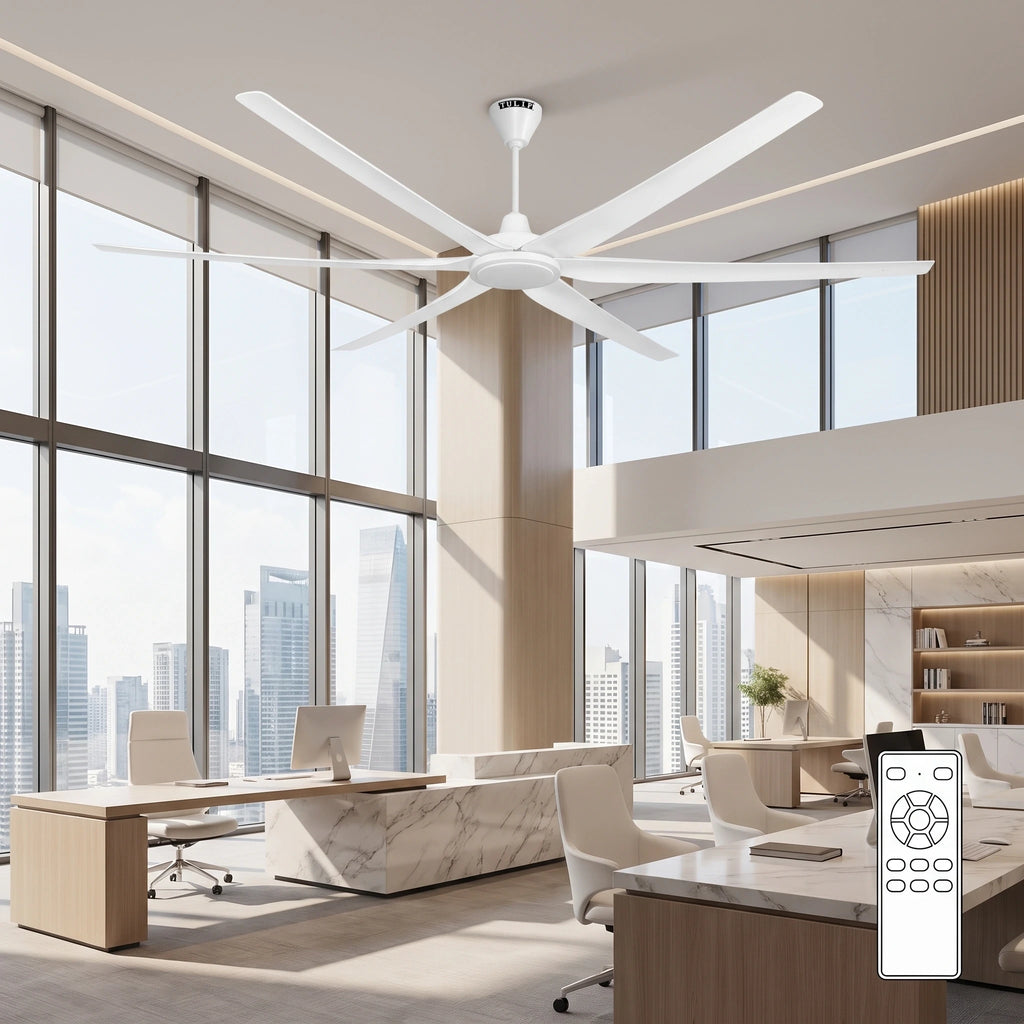 Hexa Tornado 80" BLDC Motor Remote Control White Colour Ceiling Fan