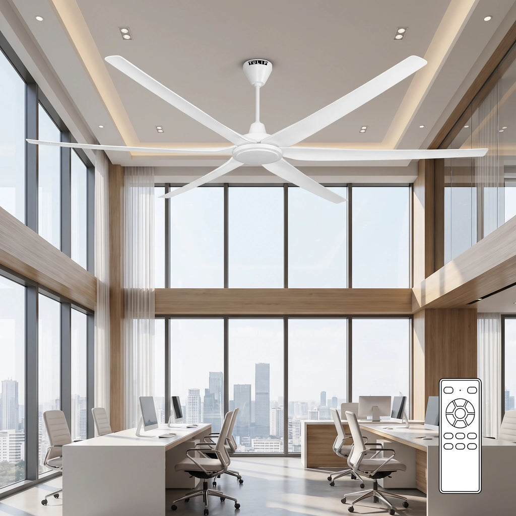 Hexa Tornado 80" BLDC Motor Remote Control White Colour Ceiling Fan