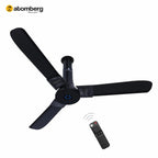 Atomberg Studio+ 48" 35W BLDC motor Energy Saving Anti-Dust Speed Indicator Light Ceiling Fan with Remote Control  (Black)  AT-137