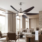 Riviera Curve 54" BLDC Motor 6 Blade Remote Control LED Ceiling Fan