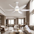 Riviera Curve 54" BLDC Motor 6 Blade WiFi Remote Control LED Ceiling Fan