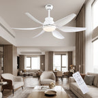 Riviera Curve 54" BLDC Motor 6 Blade WiFi Remote Control LED Ceiling Fan