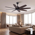 Rose Wind 60" BLDC Motor 8 Blade Plywood Colour Remote Control Ceiling Fan