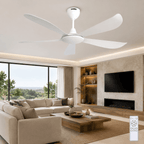 Storm 56" BLDC Motor 5 Blade Remote Control White Colour Ceiling Fan
