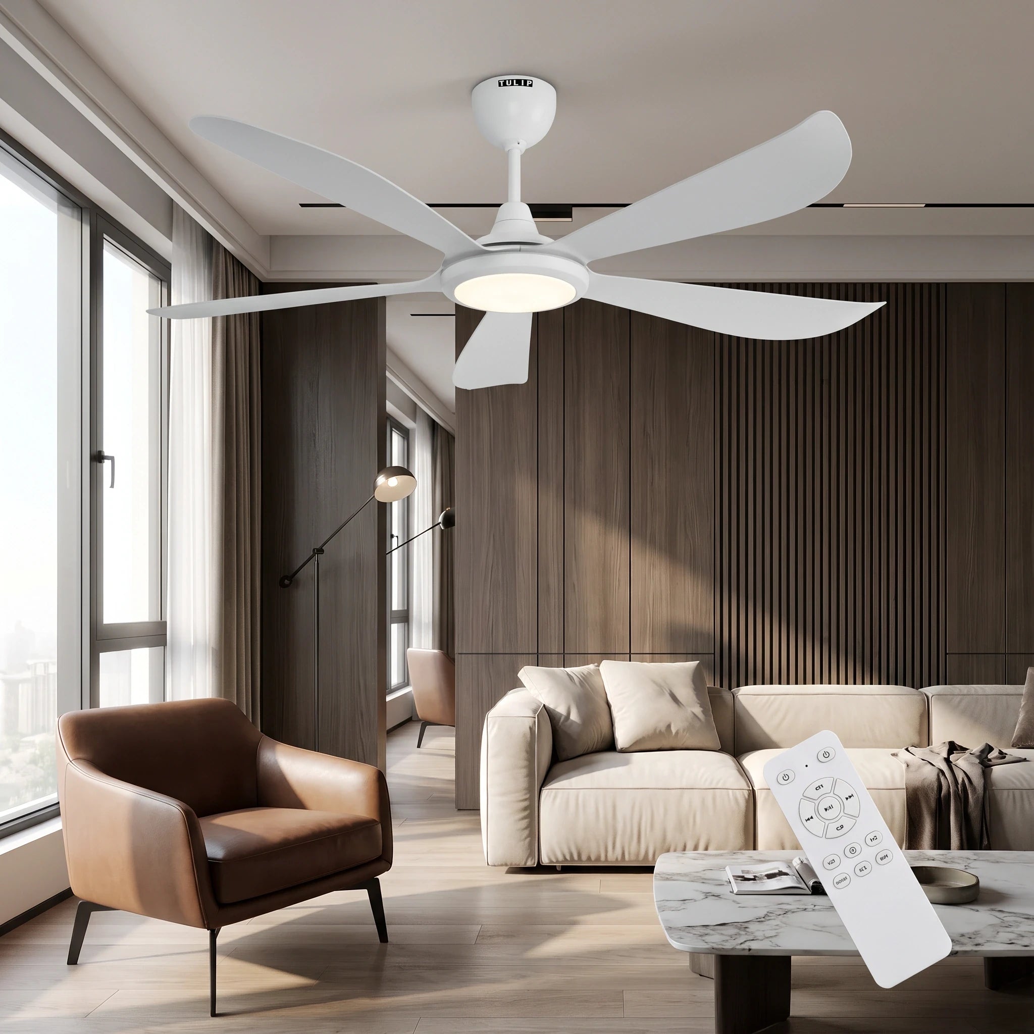 Storm Pro 56" BLDC Motor LED Dual Colour Remote Control Ceiling Fan